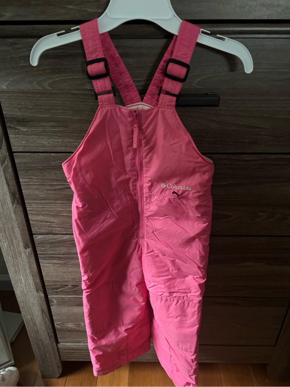 Columbia Hot Pink Kids Snow Overalls